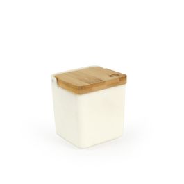 Dispensador de sal con tapa de bambú Quttin - Inde (18 Unidades) Dispensador de sal con tapa de bambú Quttin - Inde (18 Unidades)