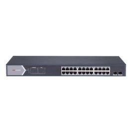 Hikvision Switch PoE Smart Gestionable 24 Puertos Gigabit, 2 Puertos Fibra, IEEE 802.3at/af, Proteccion 6KV, Watchdog Precio: 423.88999994. SKU: B1AM3ADYMK