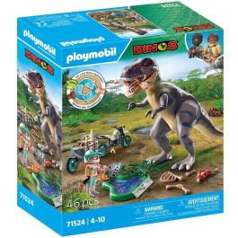 Playmobil 71524 T-Rex y Rastreador con Motocicleta y Remolque - Gran Set de Aventura Dino Tyrannosaurus Rex +4 Años Precio: 38.59000002. SKU: B1EM3RBHKB