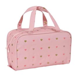 Neceser Escolar Glow Lab Hearts Rosa 31 x 14 x 19 cm Neceser Escolar Glow Lab Hearts Rosa 31 x 14 x 19 cm