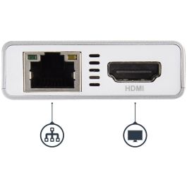 Hub USB Startech DKT30CHPDW Blanco 60 W