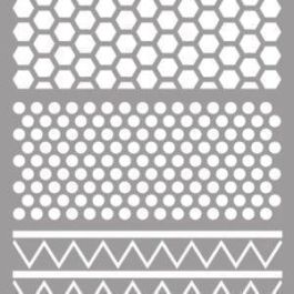 La Pajarita ST-14 Plantilla Decorativa Textures para Muebles y Telas Precio: 8.49999953. SKU: B1GNJ3LL52