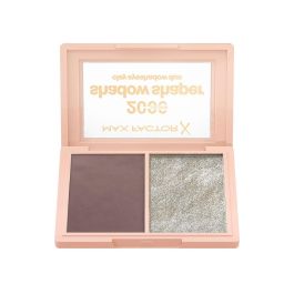 Max Factor 2000 Calorie Shadow Shaper Sombra de Ojos #040 Umber Spark 4 g - Paleta 2 en 1, Mate y Brillante