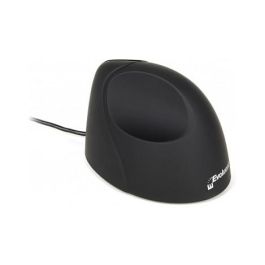 Evoluent Standard Ratón Ergonómico Vertical para Diestros, 3 Botones, Óptico 1500 DPI, Conectividad USB Tipo A, Color Negro, Gris, Plata