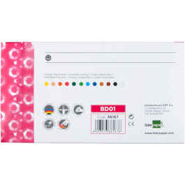Liderpapel Lápices de cera semi blanda, colores intensos, papel antimanchas, caja 12 unidades colores surtidos