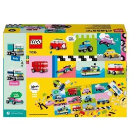 LEGO 11036 Classic Vehículos Creativos - Set de Construcción de Coches con 900 Ladrillos y 52 Ruedas para Niños +5 Años LEGO 11036 Classic Vehículos Creativos - Set de Construcción de Coches con 900 Ladrillos y 52 Ruedas para Niños +5 Años