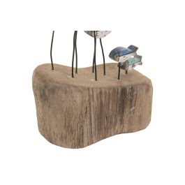 DKD Home Decor Decoración Multicolor Peces 7.5 x 24 x 14 cm (4 Unidades)