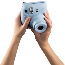Fujifilm Cámara Instantánea Mini Instax 12 con Flash Automático y Modo Selfie - Azul Pastel