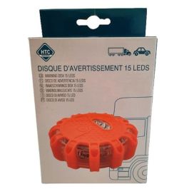 HTC Equipement HTC3513766118270 Pack Seguridad con Disco Luminoso de Advertencia 15 LED y 5 Chalecos Seguridad XL para Adultos