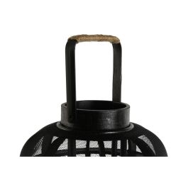 Portavela Colonial DKD Home Decor Negro 25.5 x 46.5 x 25.5 cm