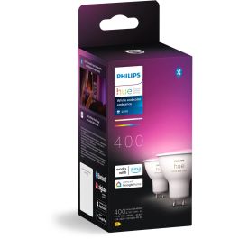 Philips Hue Bombilla Inteligente GU10 White & Color Ambiance Doppelpack 2x350lm