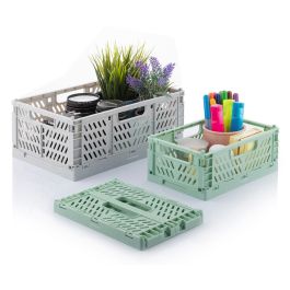 Set de 3 Cajas Organizadoras Plegables y Apilables Boxtor InnovaGoods Set de 3 Cajas Organizadoras Plegables y Apilables Boxtor InnovaGoods
