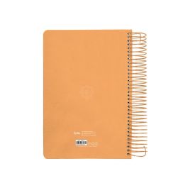 Agenda Espiral Liderpapel Perissa A4 2025 Dia Pagina Color Naranja Papel 80 gr