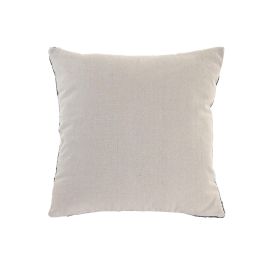 DKD Home Decor Cushions 2c25 Cojín Boho Gris Azul 45 x 45 cm de Algodón y Poliéster (2 Unidades)