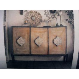 DKD Home Decor Armario Árabe 41 x 181 x 86 cm Marrón Claro / Marrón Oscuro