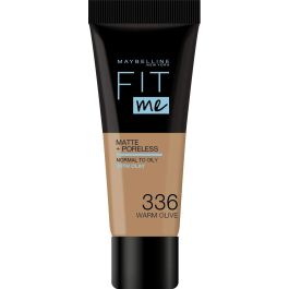 Fit Me Matte + Poreless, Base líquida, 336, Oliva cálida, 30 ml Precio: 17.89000004. SKU: B1DLEWMHVD