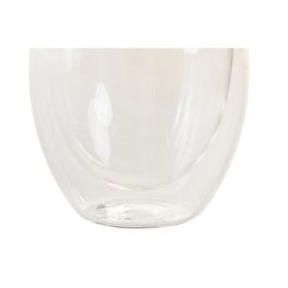 Vaso Basicos DKD Home Decor Transparente 6.7 x 6.4 x 6.7 cm Set de 2