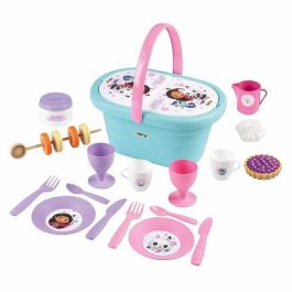 Smoby Cesta de Picnic La Casa de Muñecas de Gabby con 23 Accesorios para Niños +3 Años Smoby Cesta de Picnic La Casa de Muñecas de Gabby con 23 Accesorios para Niños +3 Años