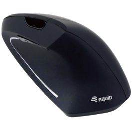 Equip Ratón Ergonómico Vertical Inalámbrico 245110 Óptico 2.4G Negro