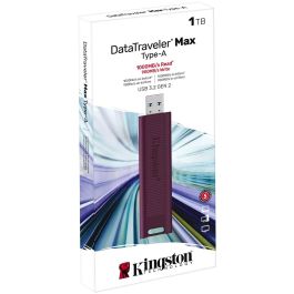 Kingston DataTraveler Max USB 3.2 Gen 2 1000GB Rojo DTMAXA/1TB - 1000MB/s Lectura, 900MB/s Escritura