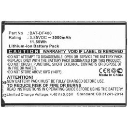 CoreParts Battery for Bluebird Barcode Scanner 11.55Wh Li-ion 3.85V 3000mAh Black for EF400 Precio: 15.49999957. SKU: B1F3BRLPPD