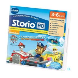 VTECH Juego educativo Storio Paw Patrol - Nivel 1 - Compatible con tabletas Storio (excepto Storio 1) y consola TV - 3-6 años