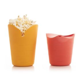 Palomiteras de Silicona Plegables Popbox InnovaGoods (Pack de 2) Palomiteras de Silicona Plegables Popbox InnovaGoods (Pack de 2)