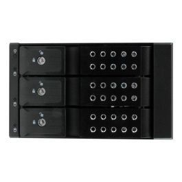 Rack Startech HSB3SATSASBA Negro 3,5" Portátil