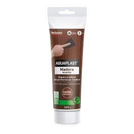 Aguaplast Masilla para Madera Caoba 125ml - Reparar, Rellenar y Nivelar Fisuras, Uso Interior/Exterior, 70000-004