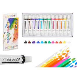 Juego 12 Botes Pintura Acrilica Pincello 10X25CM (24 Unidades) Precio: 73.50000042. SKU: B1ABB29NCW