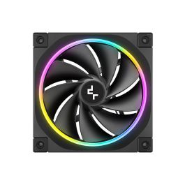 Deepcool FL12R Ventilador de Caja 120mm Negro ARGB PWM | Refrigeración Eficiente para PC Gaming | 55 CFM, 450-2365 RPM, 33.9 dB