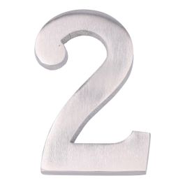 Edm Número 2 Níquel Mate 10cm Fijación Invisible
