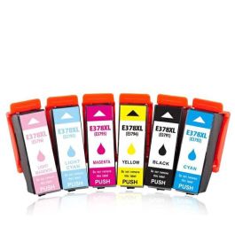 Dayma Cartucho de Tinta Compatible Epson T3792/T3782 (378XL) Cian Premium para XP 8500, XP 8505, XP 15000