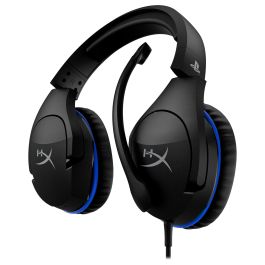 HyperX Cloud Stinger Auriculares Gaming para PS5 PS4, Alámbricos, Diadema, Negro y Azul, 18-23000 Hz