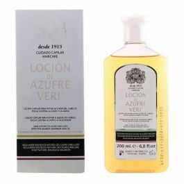 Azufre Veri Loción Anticaída Cabello 750 ml - Tratamiento Intensivo Regula Grasa, Combate Caspa y Fortalece el Cuero Cabelludo Sin Aclarado