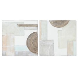 Cuadro Moderno DKD Home Decor Gris Beige 2.5 x 50 x 50 cm (2 Unidades) Precio: 36.49999969. SKU: B17VEHC3MW