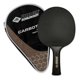 Schildkröt 758221 - Raqueta de Tenis de Mesa 100% Carbono con Goma Liga QRC - Talla Única