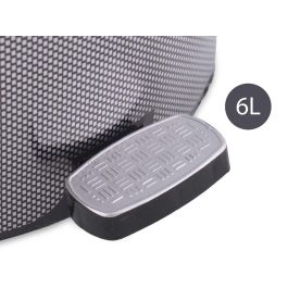 Papelera Plastico Pedal Fibra Carbono 6L Berilo 23X26CM (6 Unidades) Papelera Plastico Pedal Fibra Carbono 6L Berilo 23X26CM (6 Unidades)