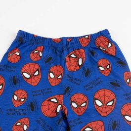 Cerdá Pijama Largo Spiderman Niño 8 Años Single Jersey RED - Pijama de Manga Larga para Niños