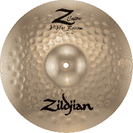 Zildjian Hi Hat 14" Z Custom Re imaginado. Platillos B20 Bronze Explosivos, Brillantes y Potentes para Metal
