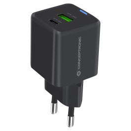 Conceptronic ALTHEA15B Cargador de Pared 20W Negro Universal, Carga 2 Dispositivos