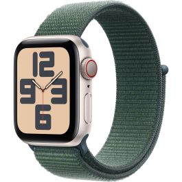 APPLE Watch SE GPS + Cellular 40mm Starlight Aluminium Case with Lake Green Sport Loop Precio: 352.69000019. SKU: B18XT7M9KR