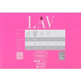 Lav Set de 6 Vasos Artemis de 415 ml, medidas 8,6 x 8,6 x 12 cm (8 Cajas)