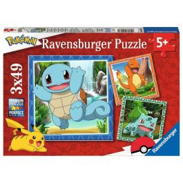 Ravensburger Puzzle Set de 3x49 Piezas | Colección Pokemon para Niños y Niñas | Juguete Educativo Infantil con Edad Recomendada 5+ Años