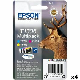 Cartucho de Tinta Original Epson SX525WD/620FW/ OFFICE B42WD/525WD/625FWD/925FWD Tricolor (4 Unidades) Precio: 227.78999958. SKU: B1GNYYVEGQ