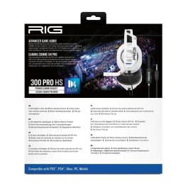 Auriculares con Micrófono Gaming Nacon RIG 300 PRO HS Blanco