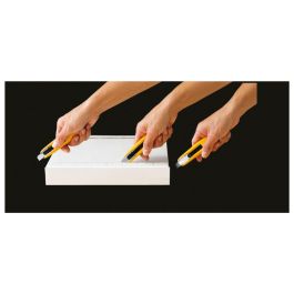 Olfa Cúter de seguridad sk-7 auto-replegable con cuchilla de 12 mm, para zurdos, retracción automática