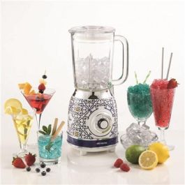 Ariete Batidora de Vaso de Vidrio con 4 Cuchillas de Acero Inoxidable y 4 Velocidades Ariete Batidora de Vaso de Vidrio con 4 Cuchillas de Acero Inoxidable y 4 Velocidades