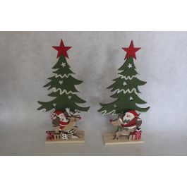 Decoracion Navidad Tradicional DKD Home Decor Verde Rojo 5 x 30 x 16 cm (6 Unidades) Precio: 18.79000046. SKU: B14L8W5Z4A