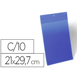 Durable Funda Magnética A4 210x297 mm Plástico Azul con Ventana Transparente para Exteriores Pack 10 Unidades Precio: 77.89000021. SKU: B1DMZE3AP8